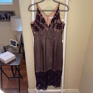 Dress the Population Formal Dress with Lace